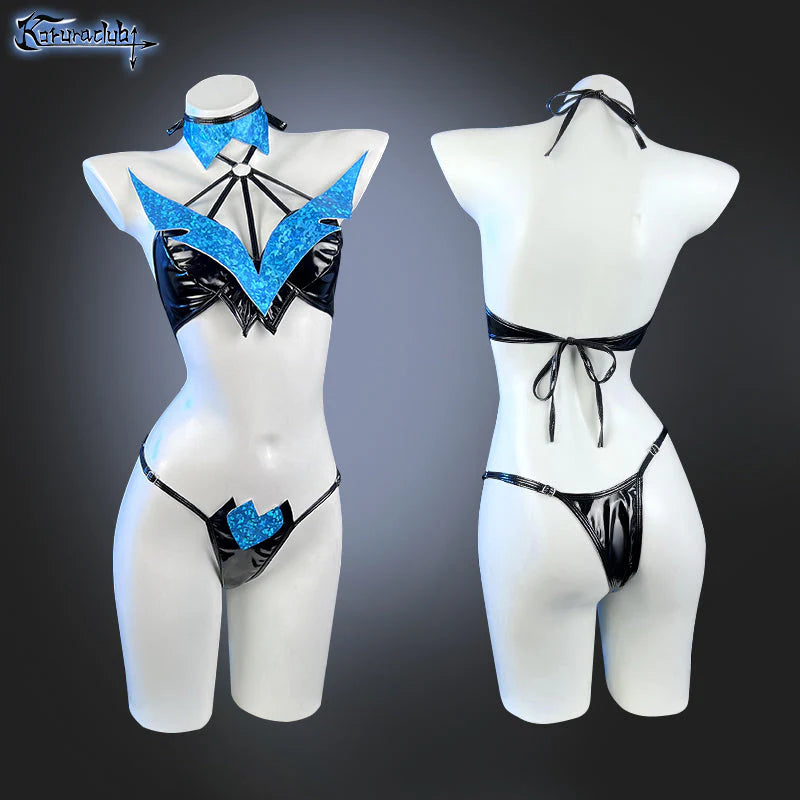 KORURACLUB-Cosplay Blue Diamond Succubus Lingerie（7-Piece Set）