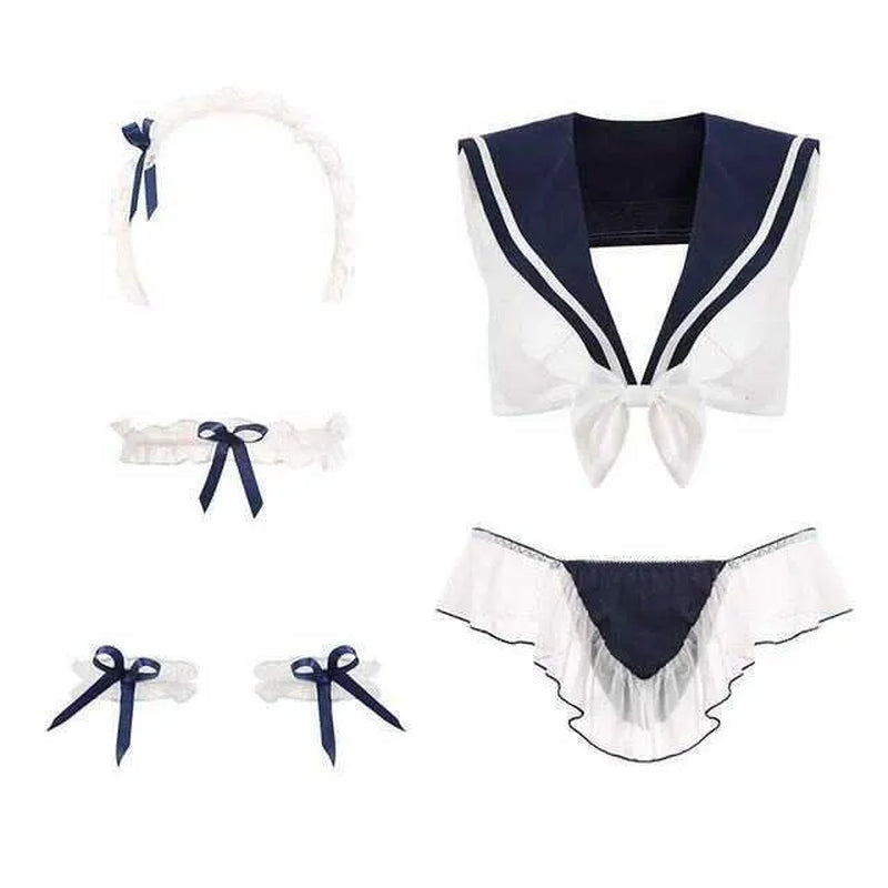 Sexy Anime JK Uniform Lingerie Set – Flirty, Fun & Kawaii! 