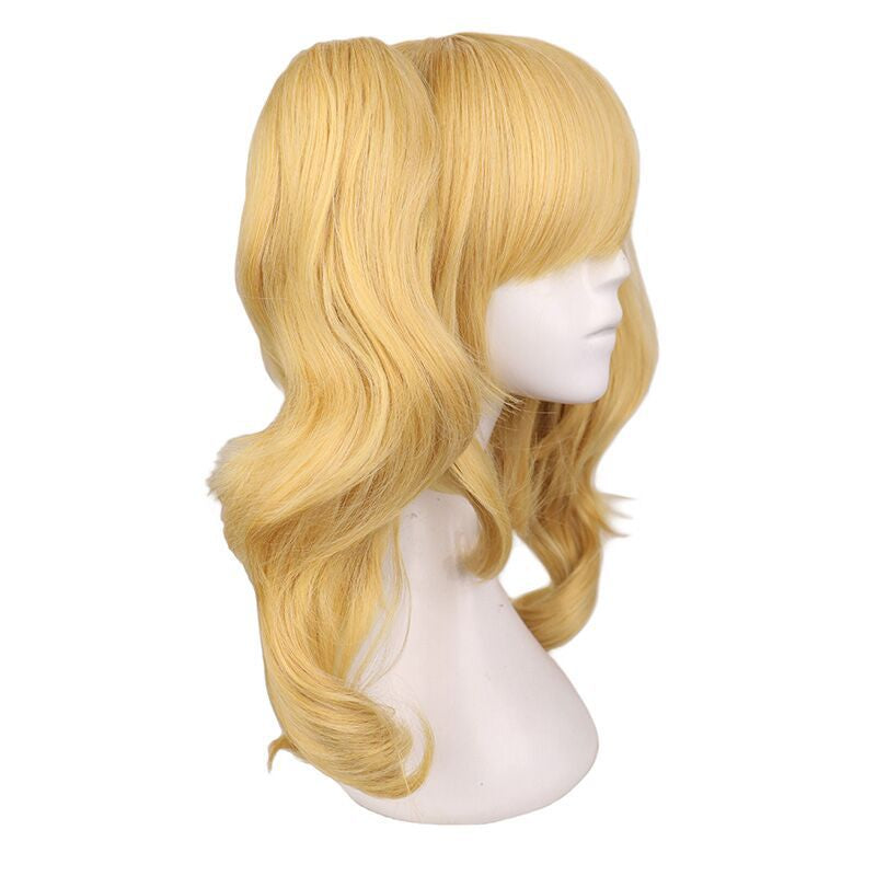 Golden Radiance Anime Blonde Wig – Premium Headgear for Cosplay Perfection