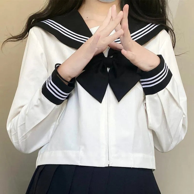Japanese School Uniform Set – Classic Sailor Suit Cosplay!