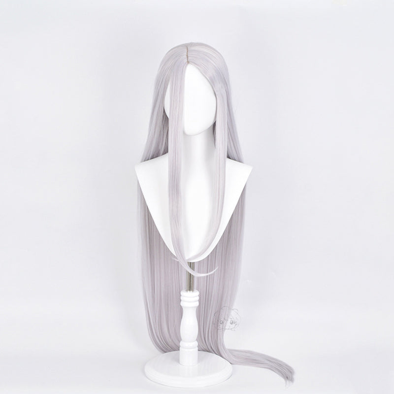 Mirko “Rabbit Hero” Cosplay Wig – Crisp White Heat-Resistant Anime Hairpiece
