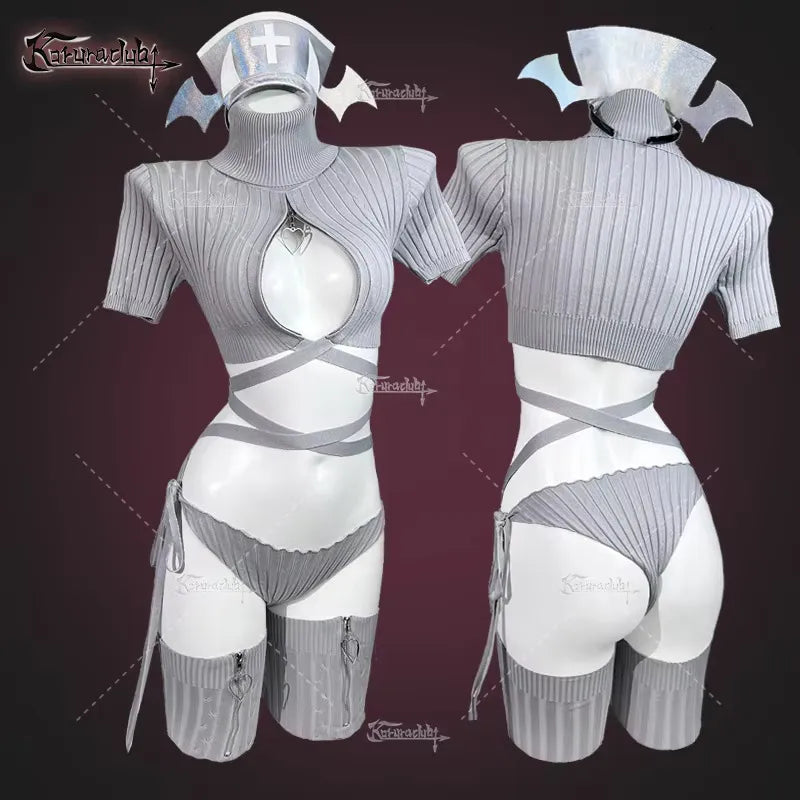  KORURACLUB Sexy Nurse Cosplay Bodysuit – Bold, Playful & Irresistible 