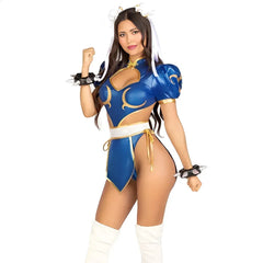 Street Fighter Chun-Li Cosplay Set – Power Meets Style 