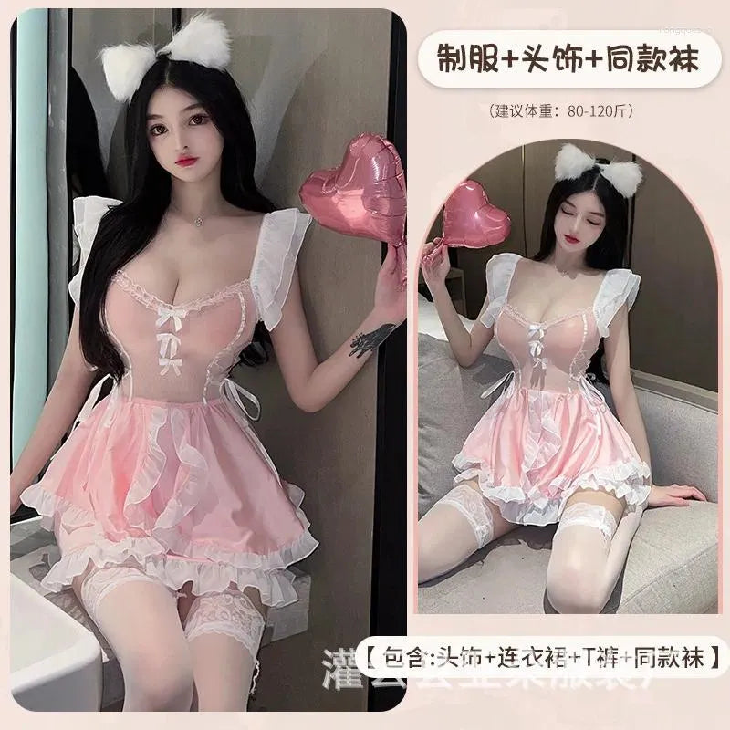 Sheer Servant Temptation Shift Dress