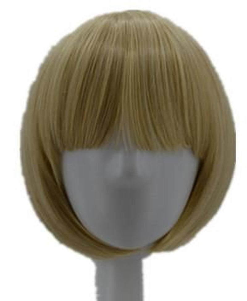 Fei-Show Pink Bob Wig – Heat-Resistant Short Wavy Cosplay Hairpiece