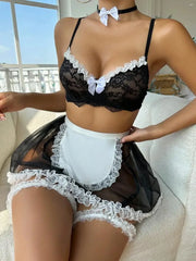  Ellolace Sexy Maid Lingerie Kit